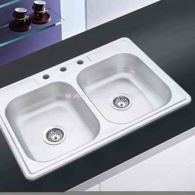 Malaysia two bowl stainless steel sink Lavaplatos de Empotrar Tarjas y Accessorios